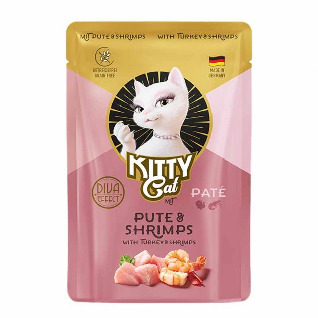 KittyCat皇冠貓 成貓-火雞和蝦餐包 85g 1