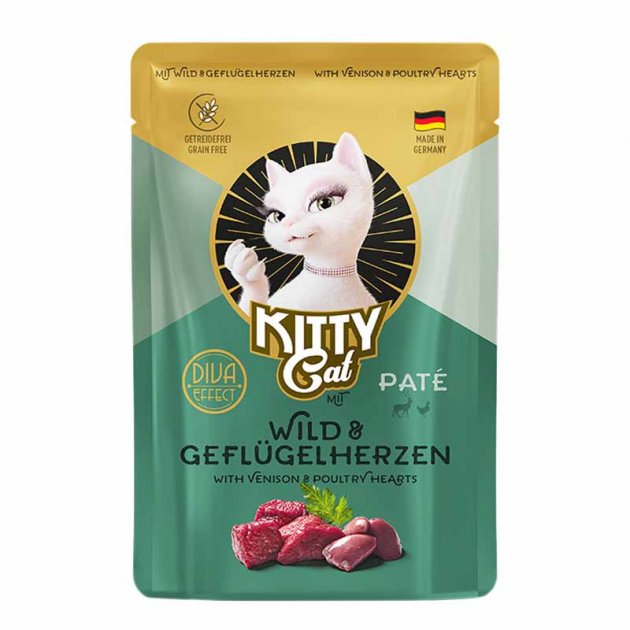 KittyCat皇冠貓 成貓-鹿肉和家禽心餐包 85g 1