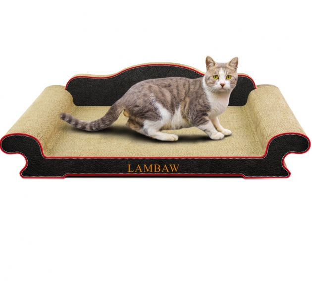 高背沙發型貓抓板(長80cm) 1