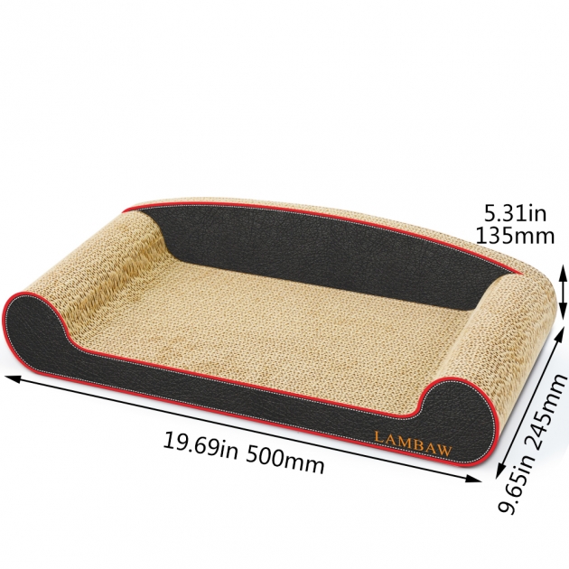 黑沙發貓抓板(長50cm) 1