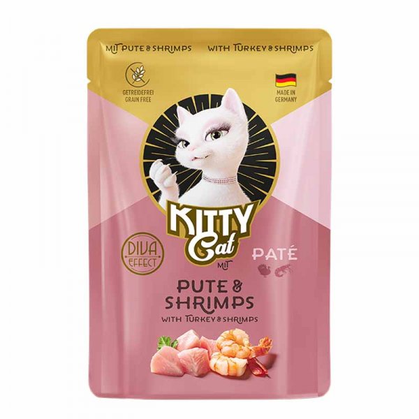 KittyCat皇冠貓 成貓-火雞和蝦餐包 85g