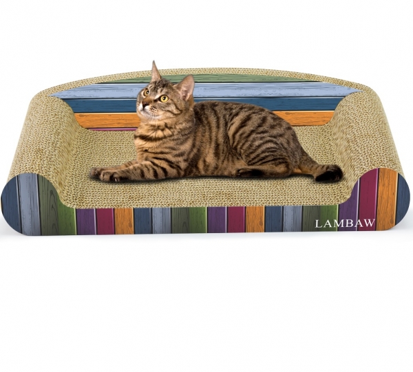 條紋沙發貓抓板(長50cm)